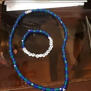 Bracelets and necklace